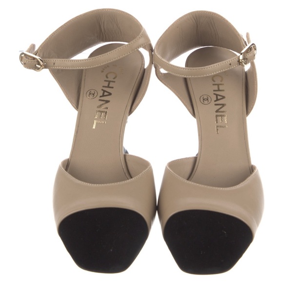 Chanel 2021 Interlocking CC Mary Jane Heels. Very good condition - Picture 3 of 5